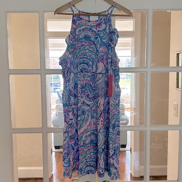 Lilly Pulitzer Ollie Dress with halter neckline - XL - Picture 4 of 9